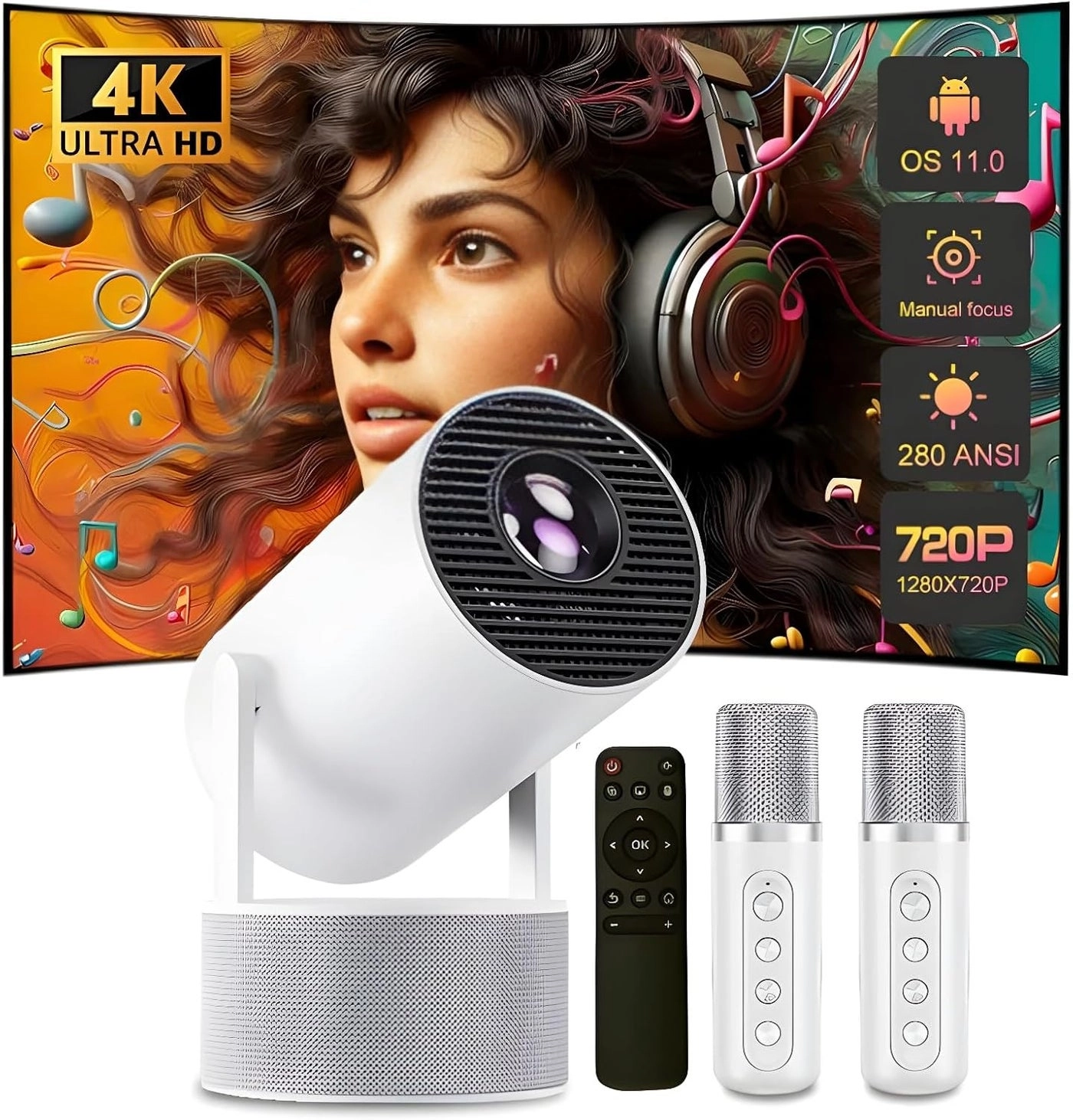 Smart Fitter HY-300 Pro KTV 1080P/4K 20W