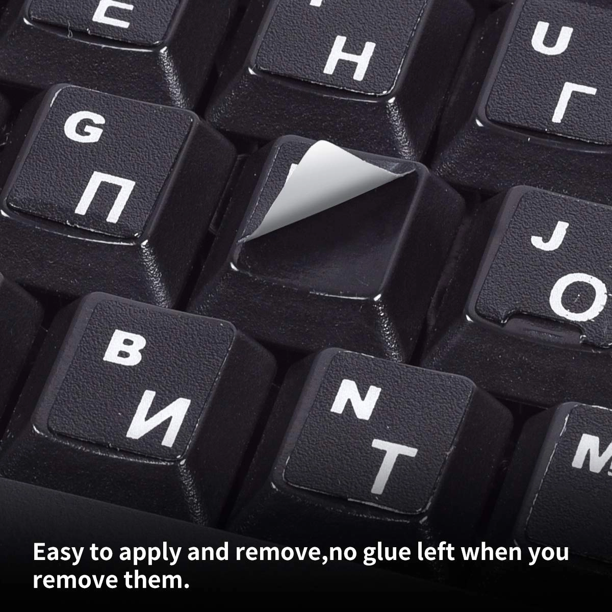 Russian Keyboard Stickers - Russian-English