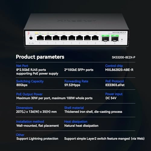 PoE 8x 2.5G - 10-ports