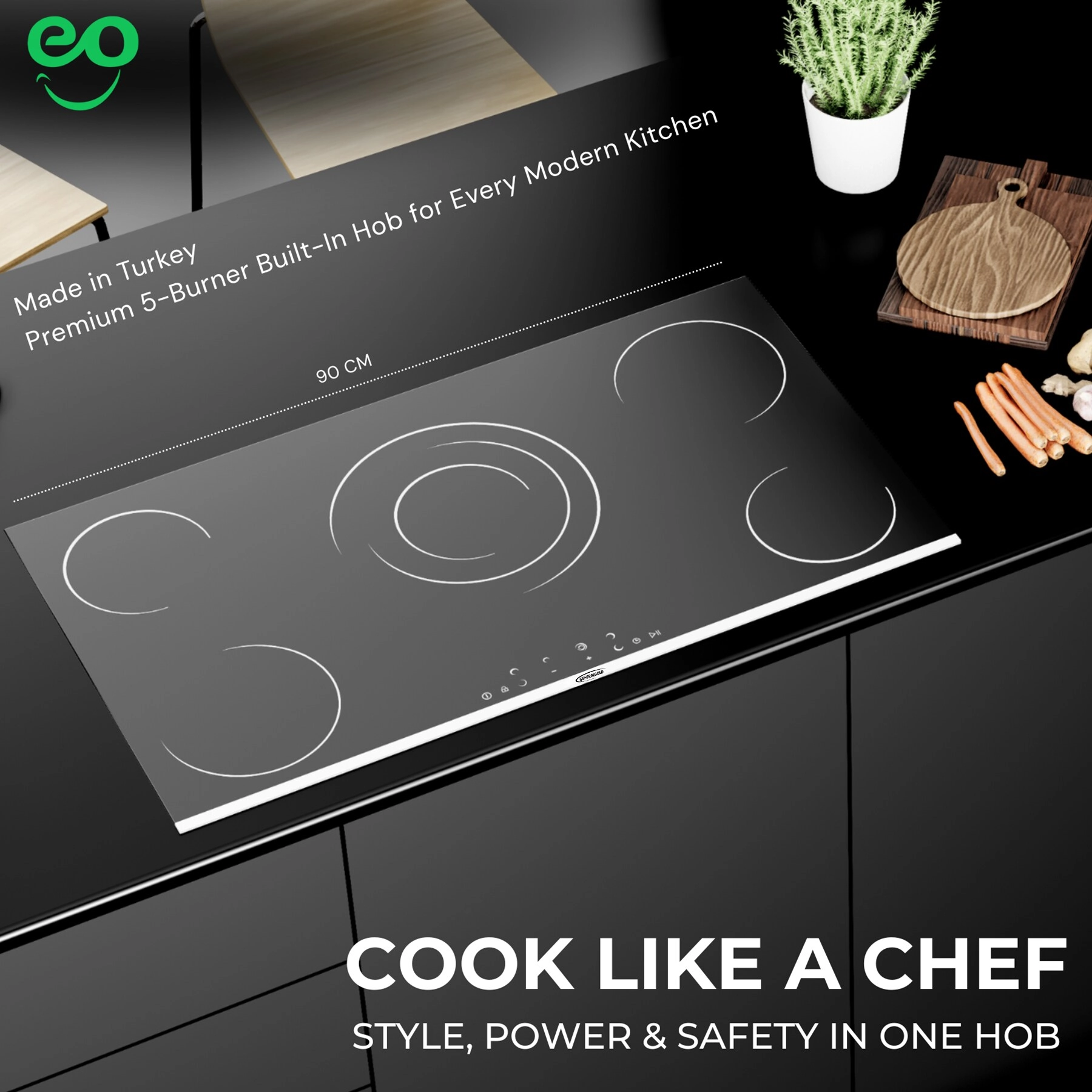 Built-In Electric Cooktop Ceramic hob
