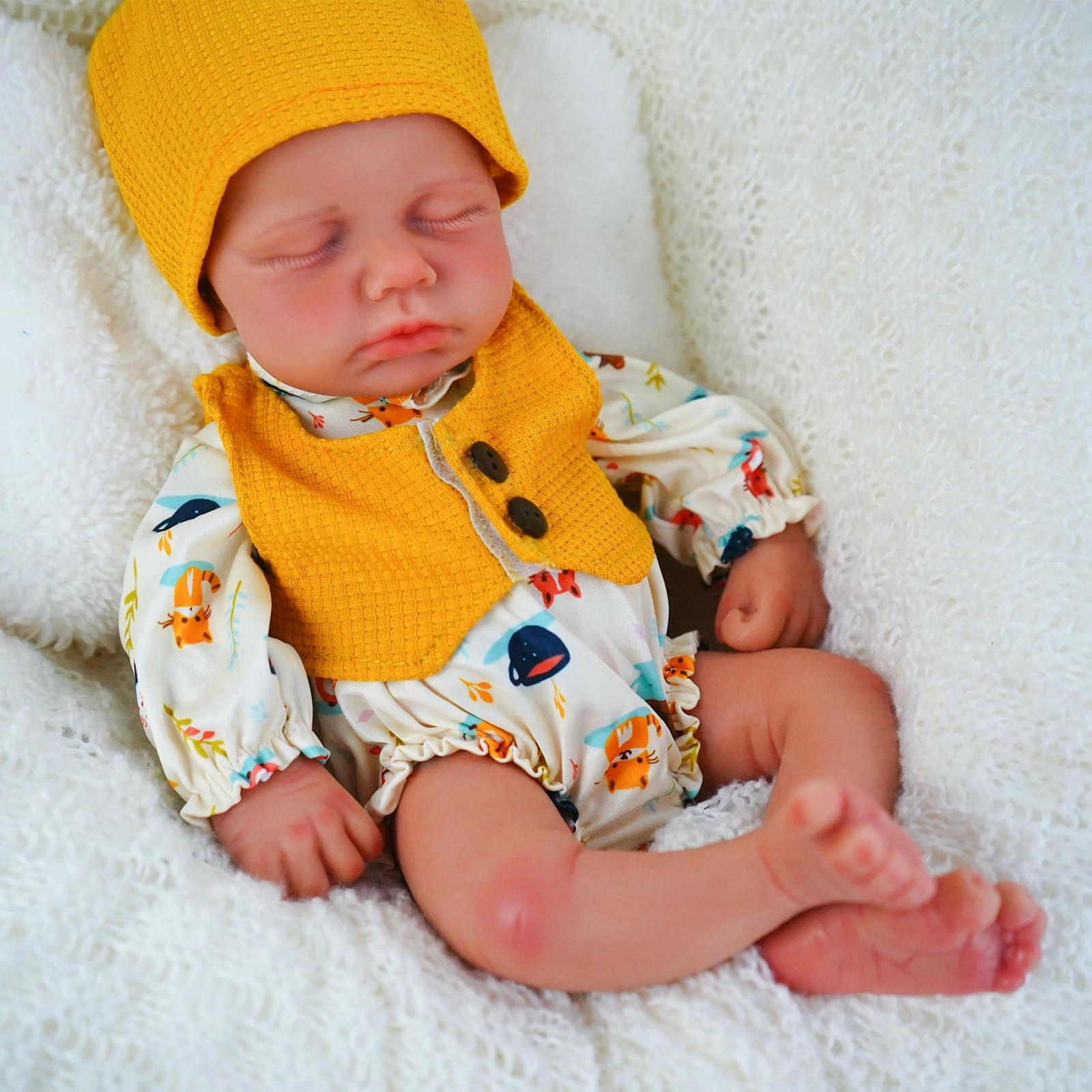KUICEO Reborn Baby Doll - 12 inch Full Body Silicone Baby Boy