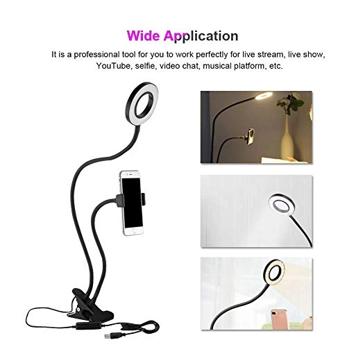 Selfie Ring Light - 360° Long Arm USB LED