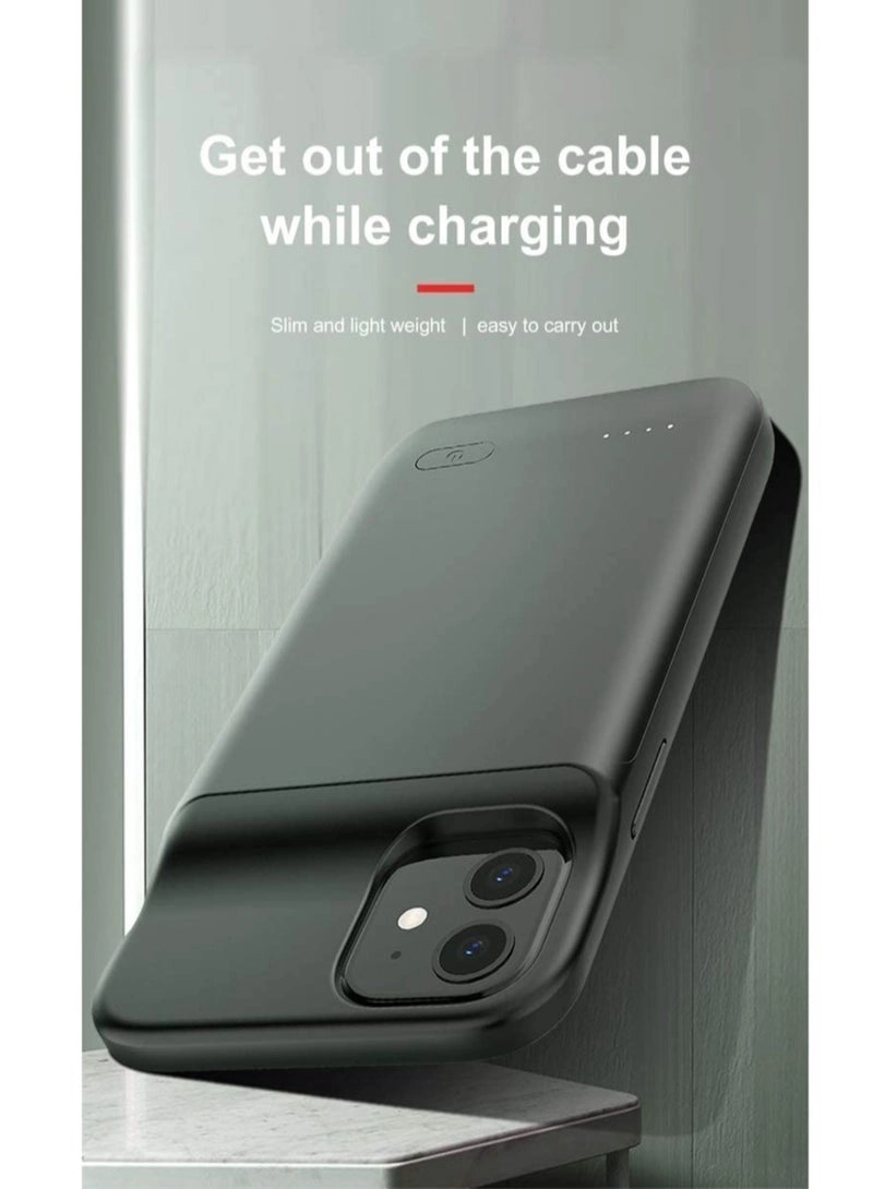 Battery Case for iPhone 12/12 Pro & Pro Max - 4800 mAh Wireless Charging