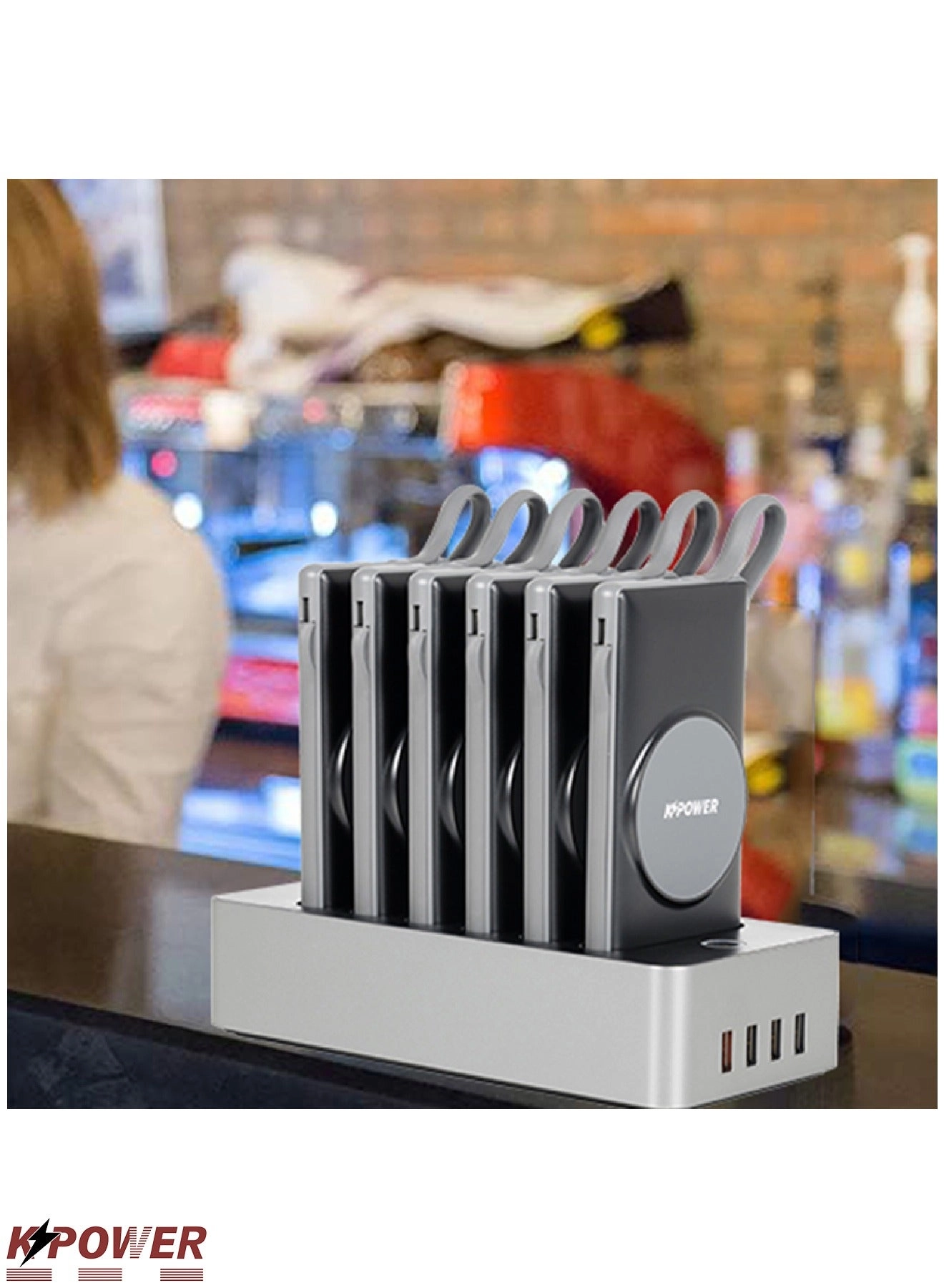 KP-PS-166W - 10000mAh 5V--3A(MAX) QC 4 Wireless