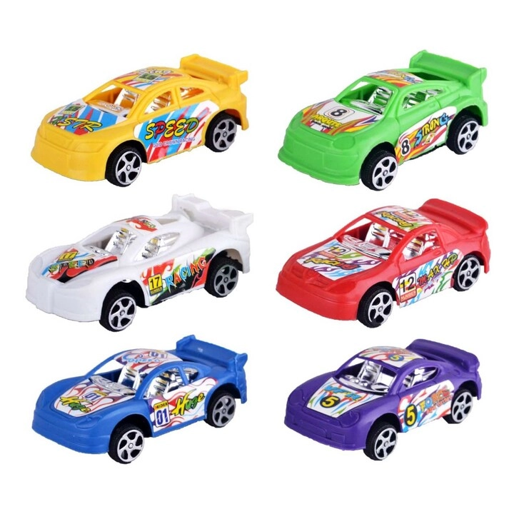 Pull-Back Racing Car - 6pcs