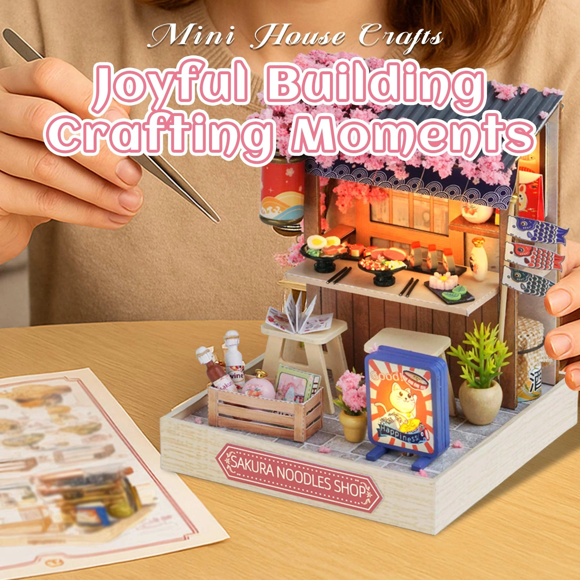 Dollhouse Miniature - Sakura Noodles Shop