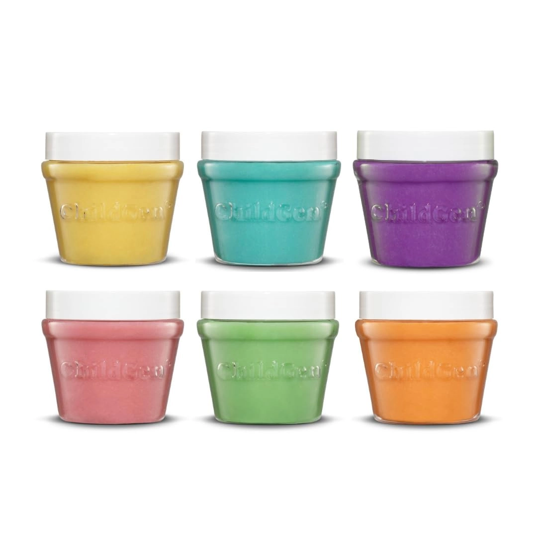 ChildGen Play Dough Set - Natural 128g 6pcs.