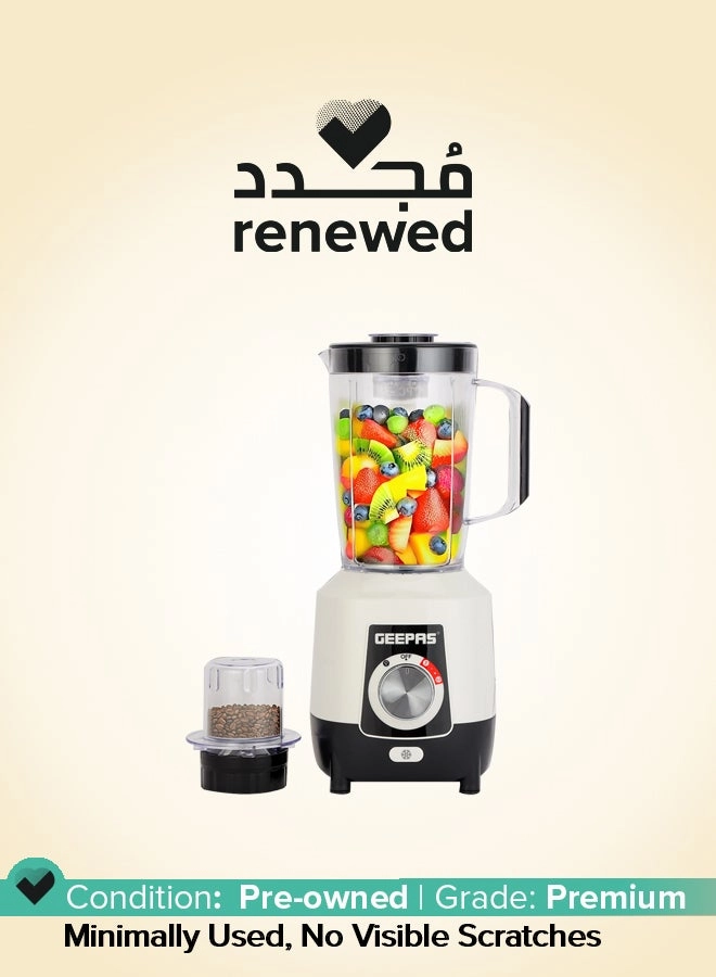 GEEPAS GSB44027T - 2-in-1 Blender Transparent Unbreakable Jars