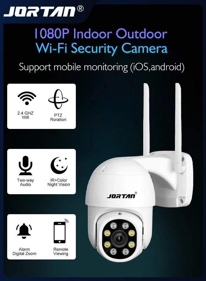 Indoor Outdoor Wi-Fi PTZ Camera 1080p