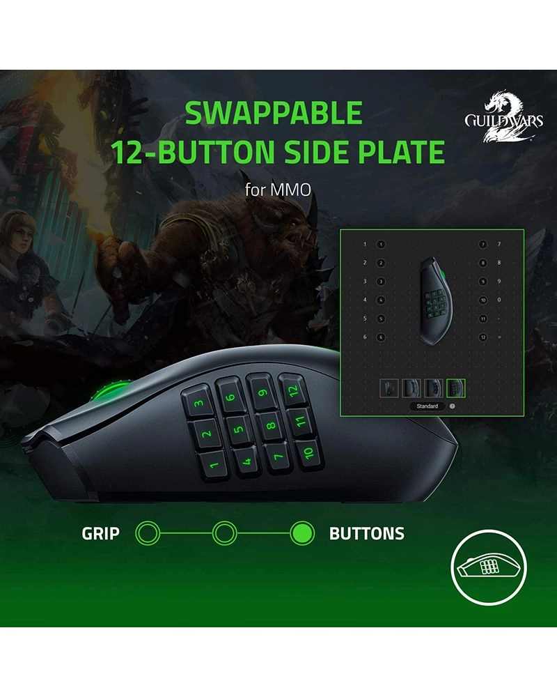 Naga Pro Modular Gaming Mouse - Wireless