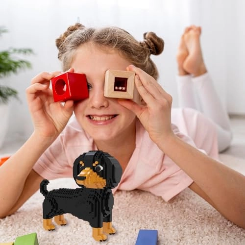 Micro Dog Building Blocks - Dachshund 2 1154 pcs