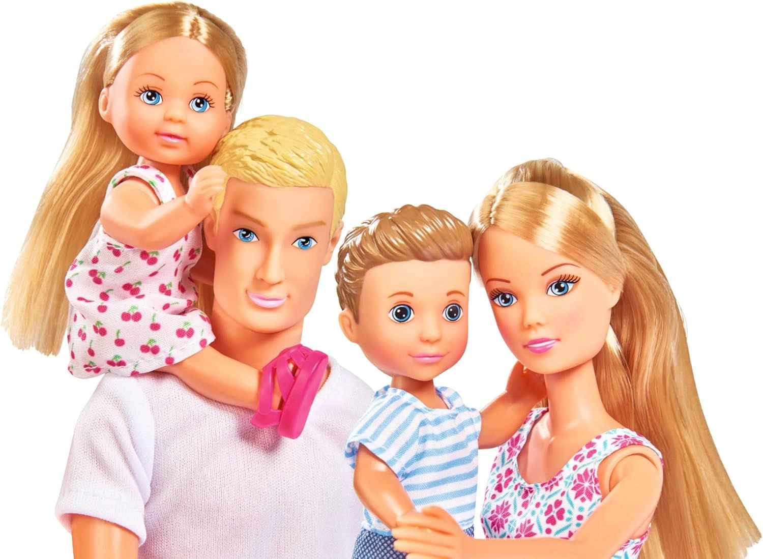 Steffi Doll - 29 cm + Kevin Doll + Evi Doll - 12 cm + Timmy Doll