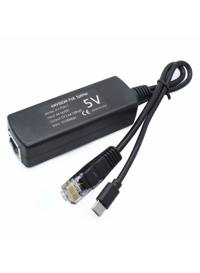 AV-PS05-1 - 44-56VDC 12W IEEE 802.3af 10/100Mbps
