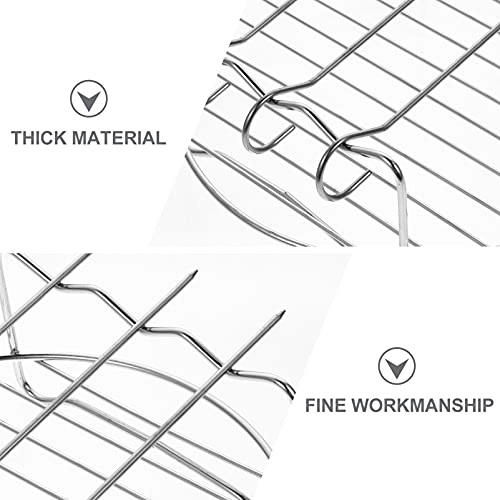 steaming rack - Stainless Steel 2pcs + grill rack