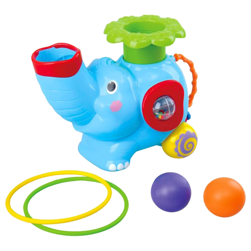 Play&Go Pop N Hoop Roller Elephant - 12 months
