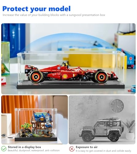 Acrylic Display Case - Acrylic for LEGO Technic 42141 McLaren Formula 1 Racing Car