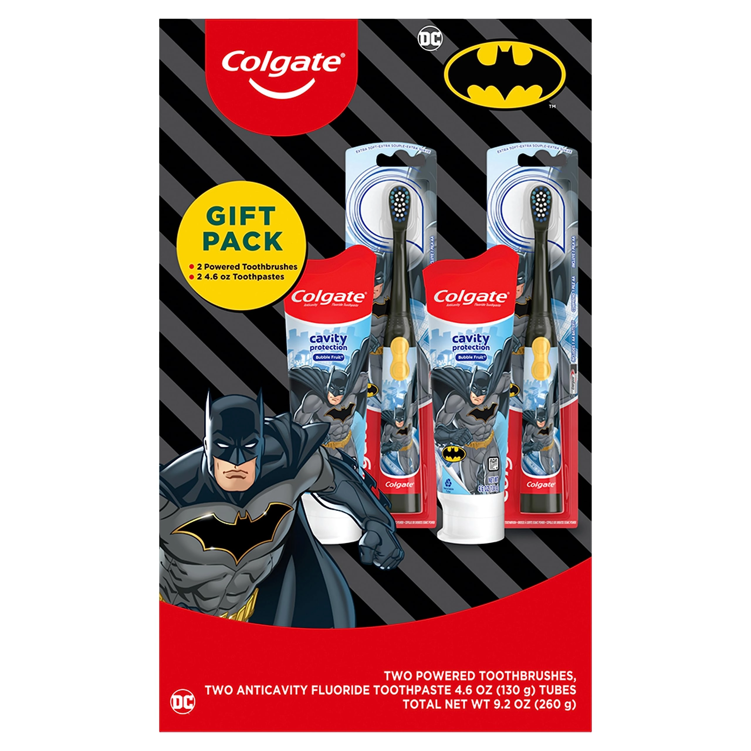 Colgate Kids Battery Toothbrush - Extra Soft + Kids Toothpaste