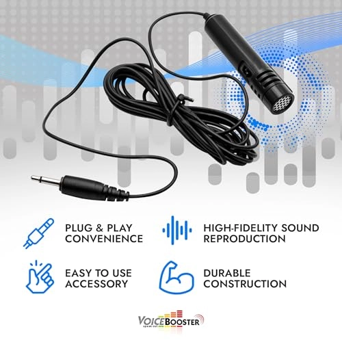 Dual Tie-Clip Handheld Microphone 3.5mm-Mini-Jack Microphone