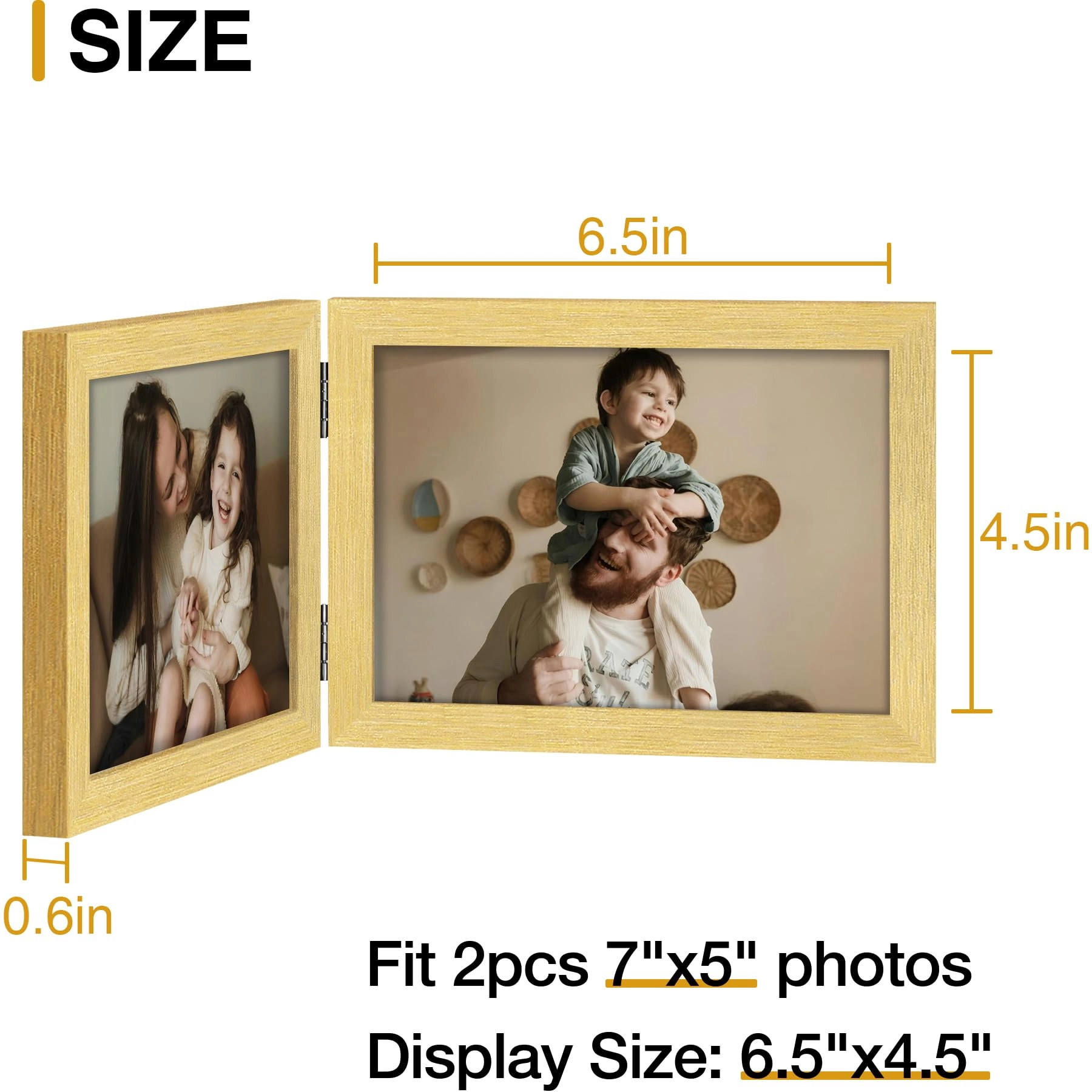 Double Picture Frame - 5x7 2