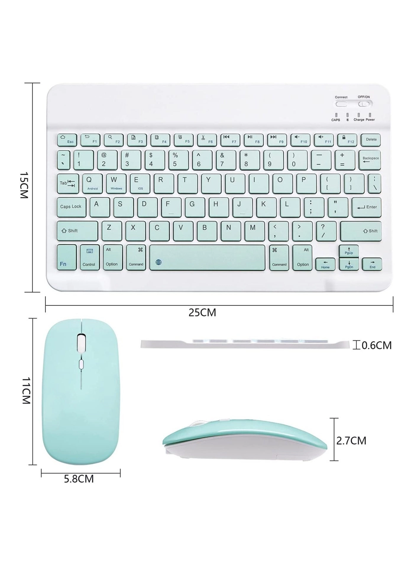 Bluetooth Keyboard and Mouse Combo