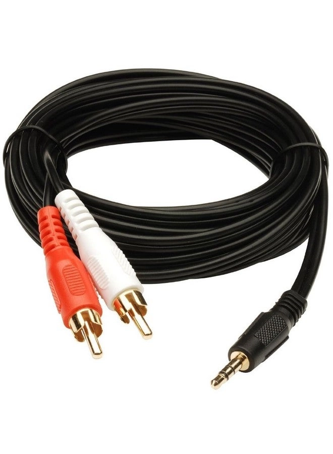 3.5mm Stereo Male to 2RCA Male Audio Cable - 2.7 Meters