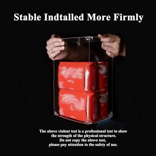 Acrylic Dustproof Display Case - 6 pcs