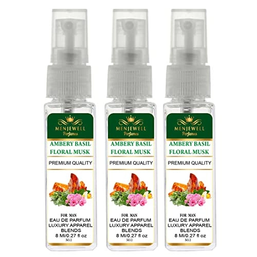 Ambery Basil Floral Musk Eau de Parfum - 8ml Pack