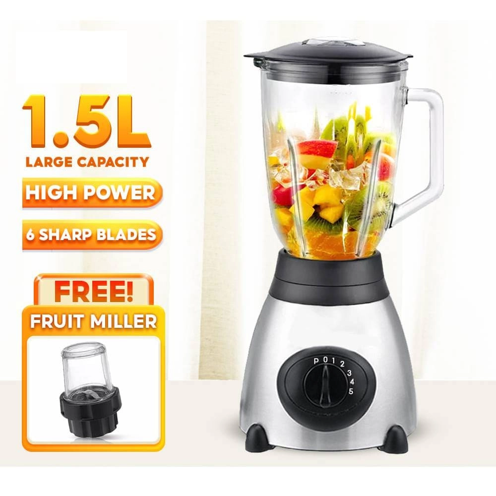 2 in 1 Professional Stainless Steel Super Power Blender