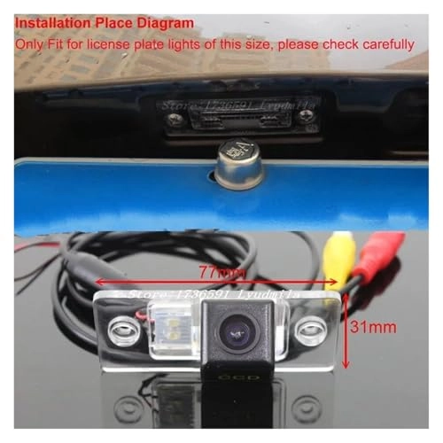 Rear View Camera - Night vision Wireless 2.4G 1280*720