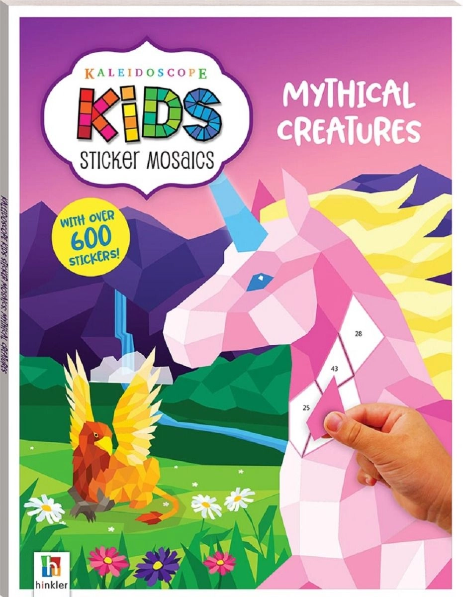 Hinkler Kaleidoscope Sticker Mosaics - Mythical Creatures over 600 stickers