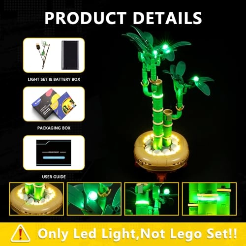 Light Kit for Lego-10344 Lucky Bamboo - LED Lights Only