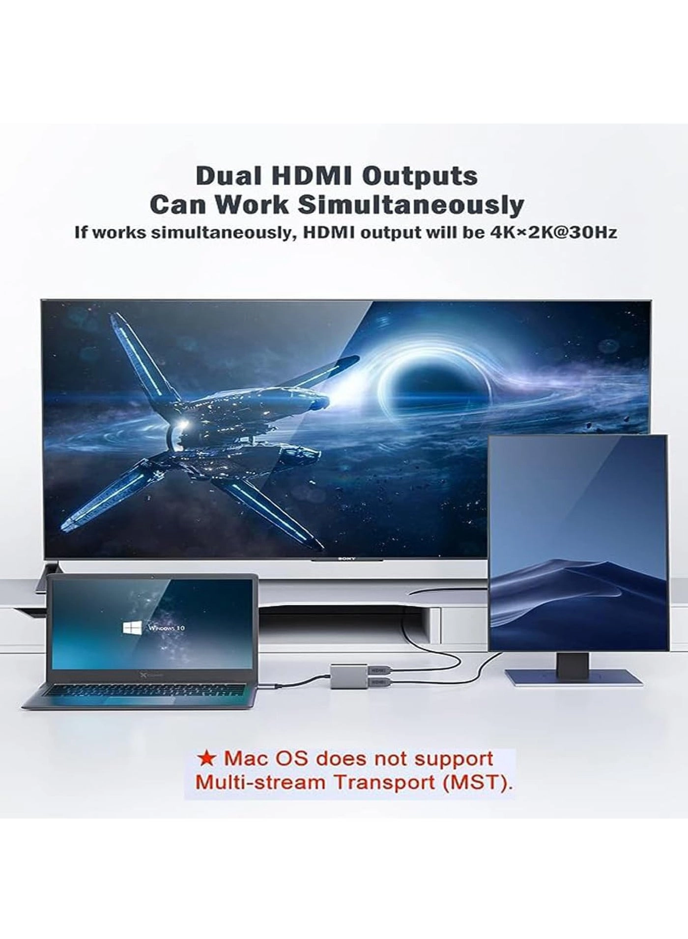 USB C to HDMI Adapter - USB 3.0 4K UHD 3840×2160@30Hz