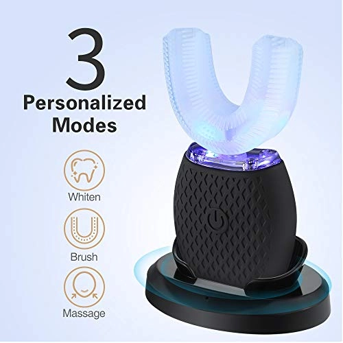 Ultrasonic Automatic Toothbrush - U-Shaped USB Charging