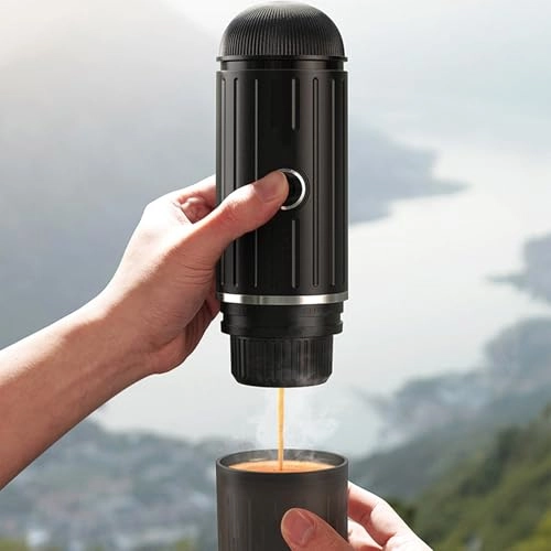 Portable Coffee Machine - 80ml capsule or powder