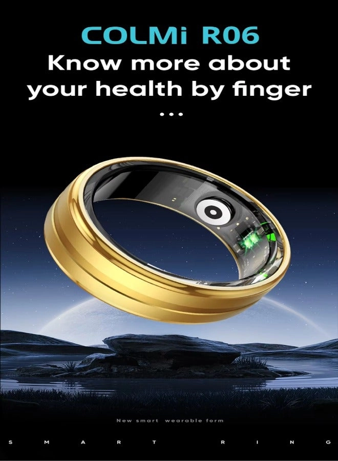 R06 - Smart Ring 5ATM IP68 Heart Rate Oxygen Monitor