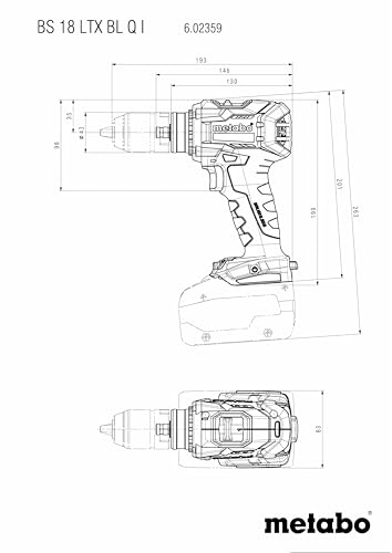 BS 18 LTX BL Q I - 18 V 130 Nm
