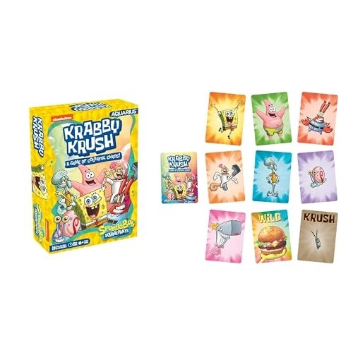 Aquarius SpongeBob Krabby Krush - Card Game