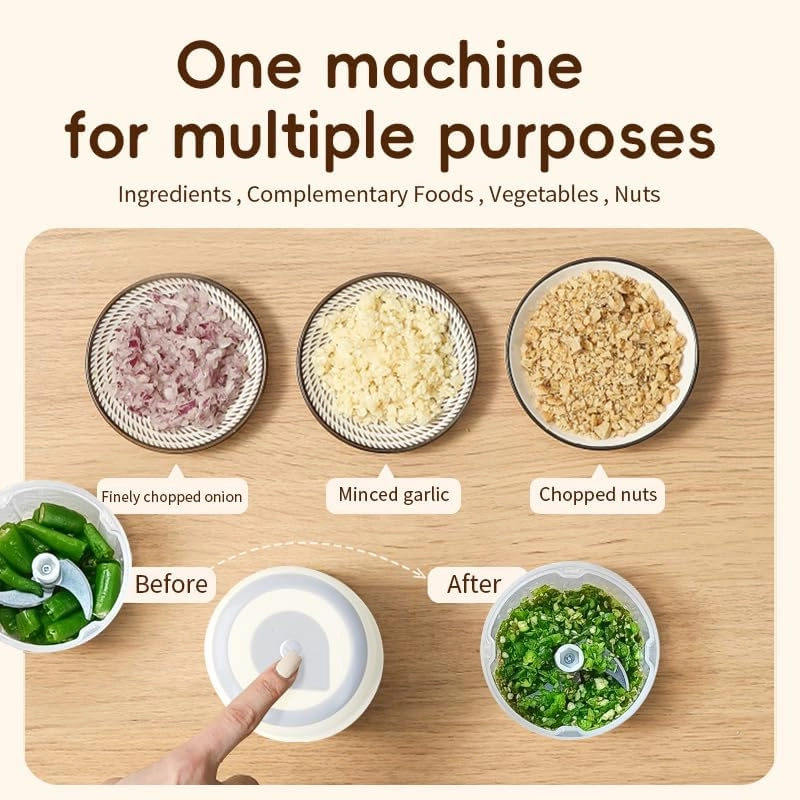 Electric Garlic Chopper - 250ML USB