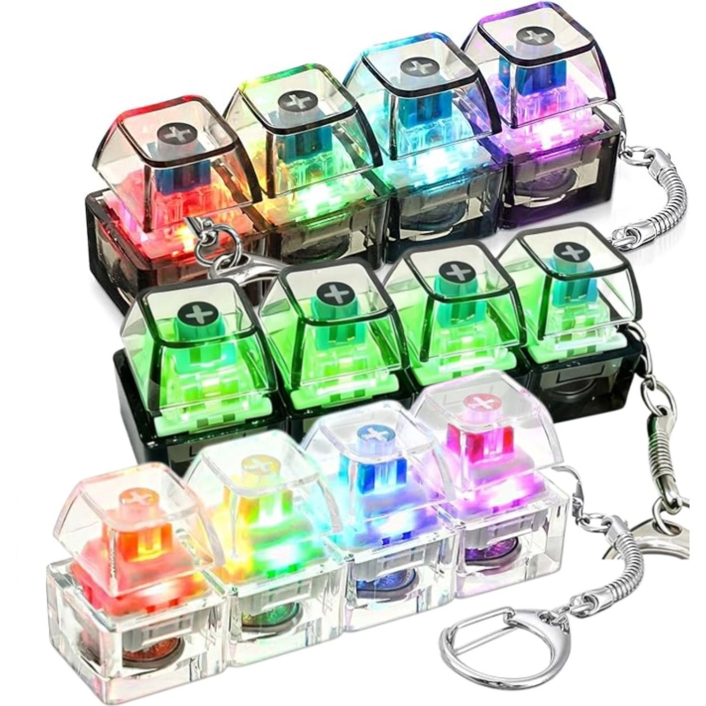 Generic Fingertip Decompression Keychain - mixed color