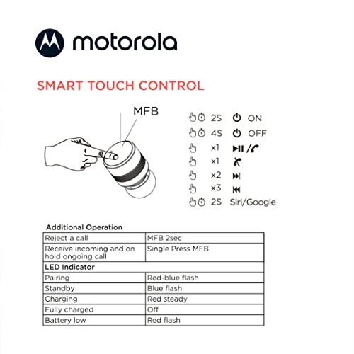 Moto Buds 120 Wireless Earbud