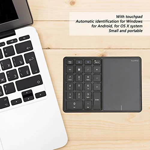 Wireless Numeric Keypad - 22 Keys Ergonomic 2.4G Dual Mode