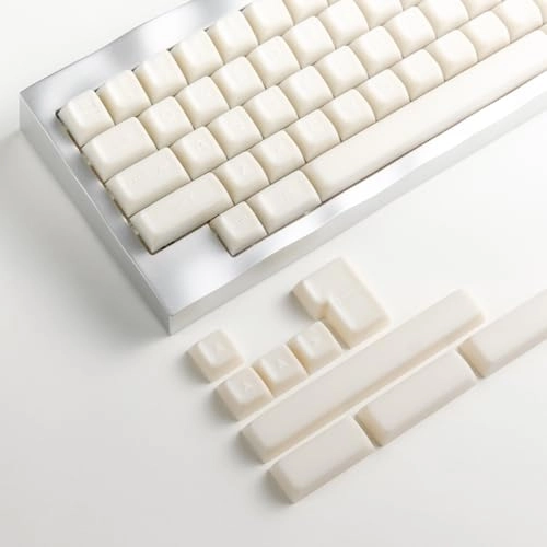 White Jade Keycaps - 160 Keys