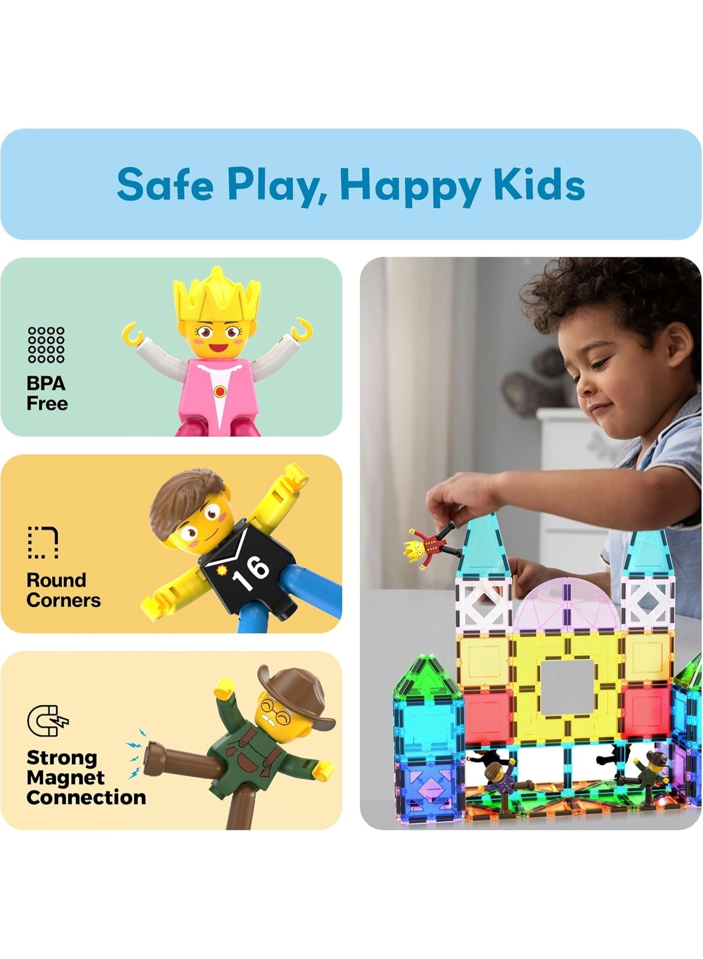 Magnetic Character Figures - 8 pcs