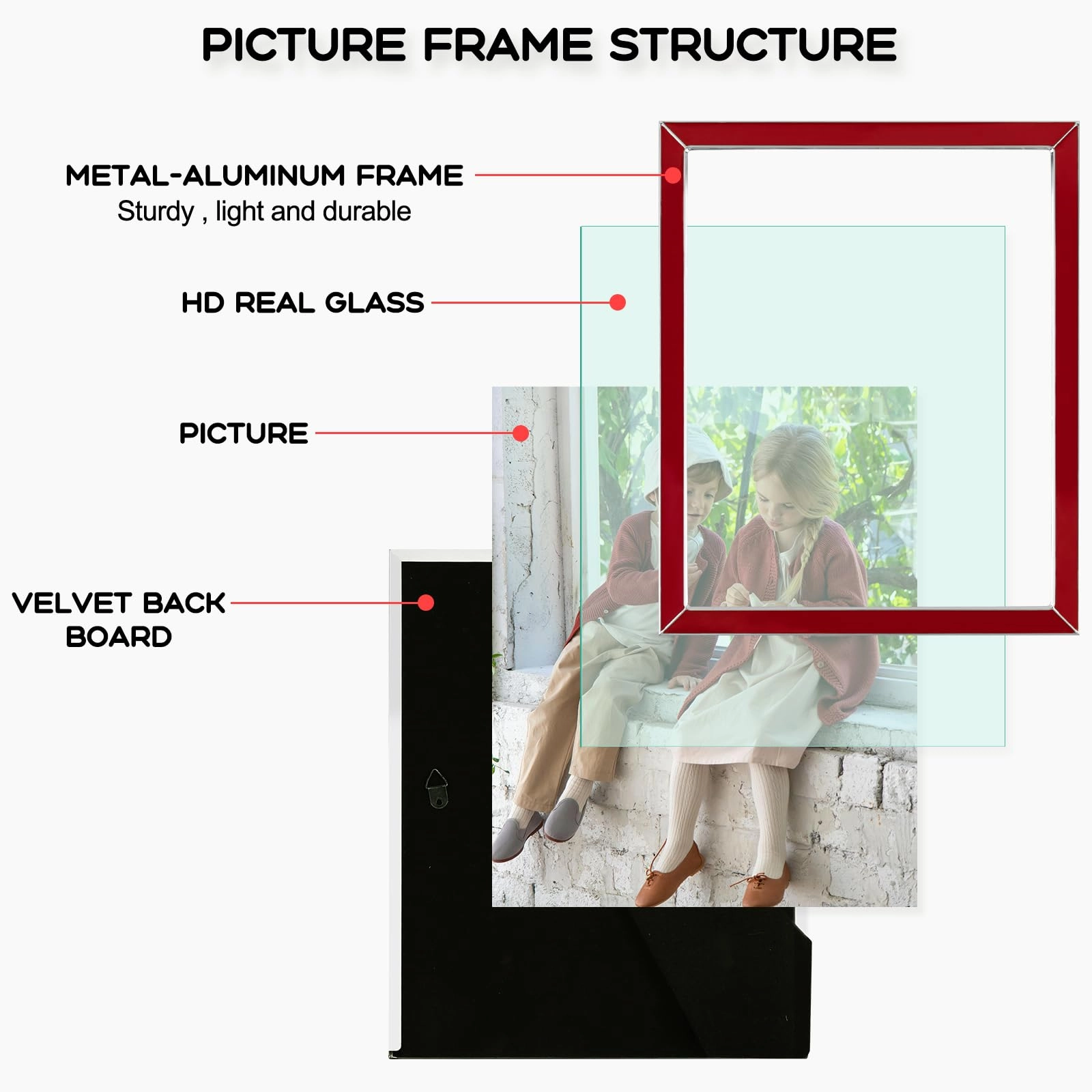 Enamel Picture Frame - 8x10