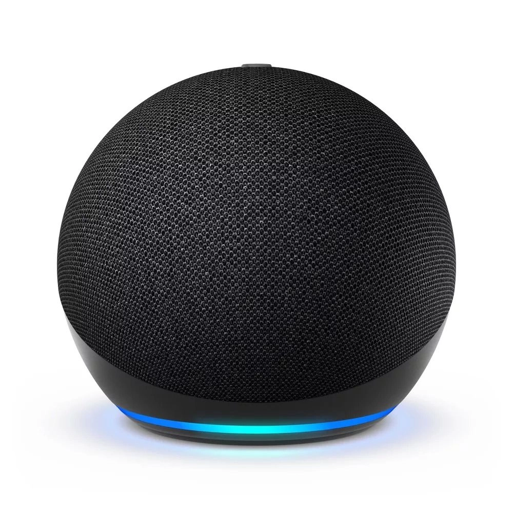 Echo Dot 5th Gen - Alexa Charcoal - Improved audio, Sleek design