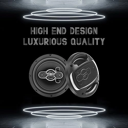 Car Speakers - 6.5-inch 4-way coaxial