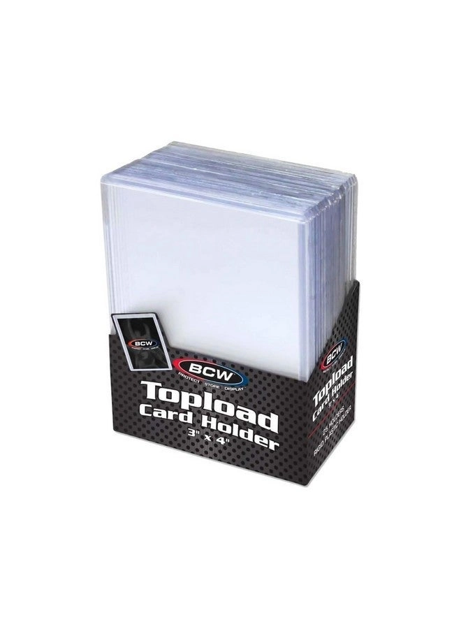 BCW 3x4 Topload Card Holder - 25ct