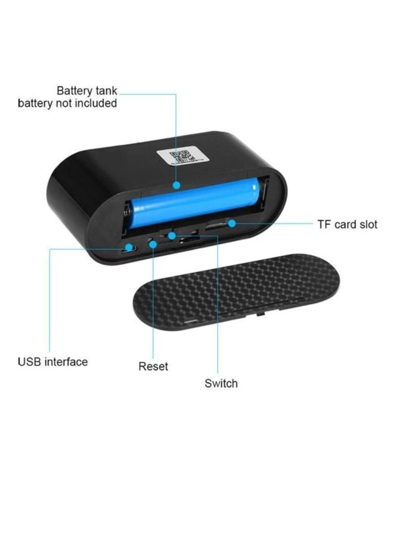 Wireless Hidden Spy Wifi Mini Camera Digital Table Clock - 1080P