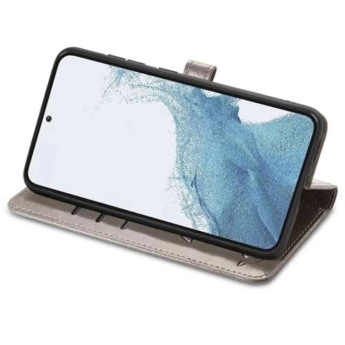 Nadoli Funny Cartoon Embossing Cat Dog Pattern Pu Leather Cat Paw Lanyard Standfunction Card Slots Wallet Flip Case Cover for Samsung Galaxy S24 Ultra