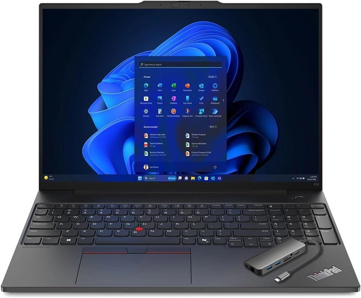 Lenovo ThinkPad E16 G2 - 16'' Ryzen 7-7735HS 64GB DDR5 1TB SSD